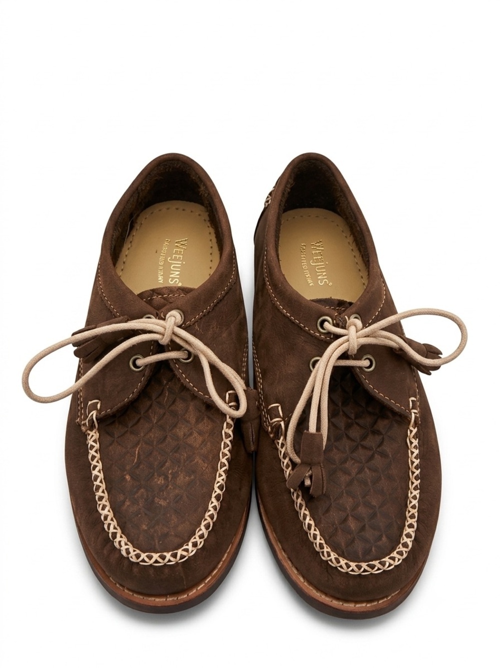 Women’s Bass Weejuns Winnie Cafe Brown Oxford Loafers Shoes Tassel